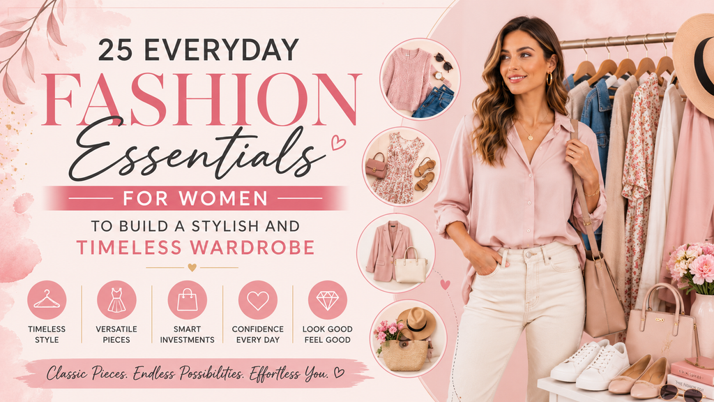 25 Everyday Fashion Essentials for Women to Build a Stylish and Timeless Wardrobe